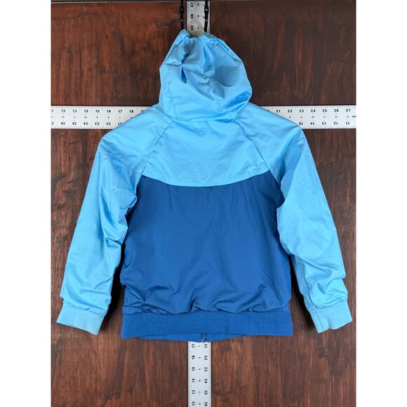 Nike Sportswear NSW Windrunner Hooded Full Zip‎ Jacket Woven Blue Kids Small GUC - Picture 10 of 10